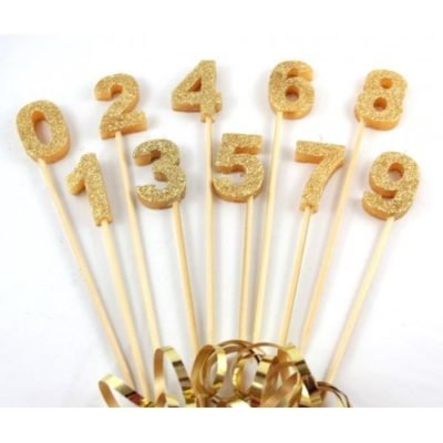 Numeral candles